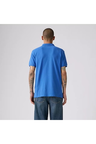 Levi's Erkek 100% Pamuk Standard Fit Polo Yaka Mavi T-shirt - 35883-0282 Mavi