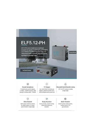 Exelon 51.2v 100ah Lifepo₄ Lityum Akü