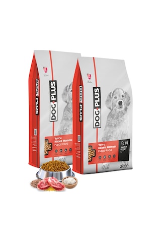 DogPlus Kuzu Etli Pirinçli Yavru Köpek Maması 2 x 3 KG