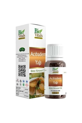 Doğal Acı Badem Yağı 20 Ml 2 Adet