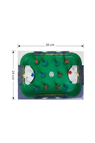 Mini Futbol Oyun Seti Taşınabilir Hareketli Mekanizmalı Eğlenceli Futbol Seti