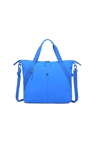 Smart Bags Mikro Poly Kumaş Büyük Boy Kadın Omuz Çantası 3335 Mavi