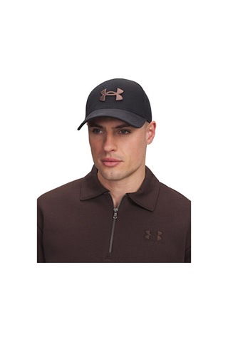 Under Armour M Blitzing Low Brushed Adj Şapka 6007147-022 Siyah Siyah