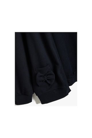 Koton Kız Çocuk Okul Sweatshirt Uzun Kollu Fiyonk Detaylı Lacivert