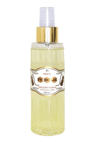 Pereja 80 Derece Turistik Limon Çiçeği Kolonyası Sprey Pet Şişe 100 ML