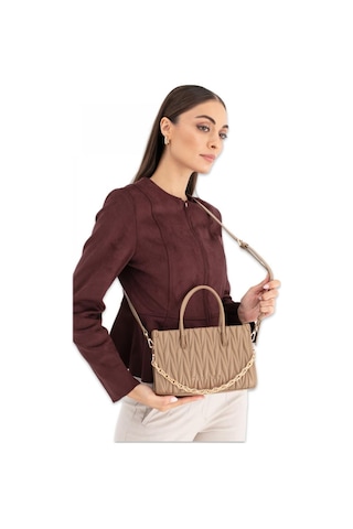 Sisley Sly 231 15x23x7 Kol Sı Vizon Kadın Çanta Vizon