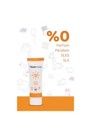 Baby İcon Organik Güneş Koruyucu Kremi Spf50 150ml