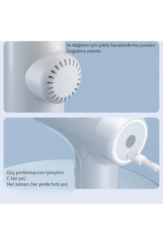 Aeriashield Coofbe 6 Fonksiyonlu Titreşimli Yoğurmalı 4 Başlıklı Masaj Aleti Darbeli Masaj Tabancası Kas  001