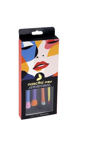 Nascita Secret Beauty 4 Lü Göz Makyaj Fırça Seti - 134