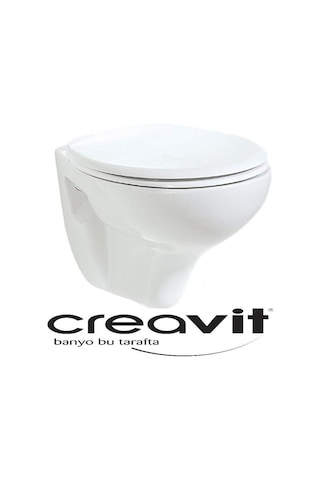 Creavit Perla Asma Klozet Beyaz Tp320 + Kc3000 Kapaklı