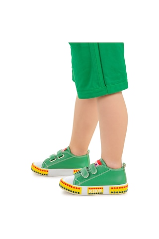 Kiko Kids Kach Cırtlı Erkek Bebek Günlük Spor Ayakkabı Yeşil