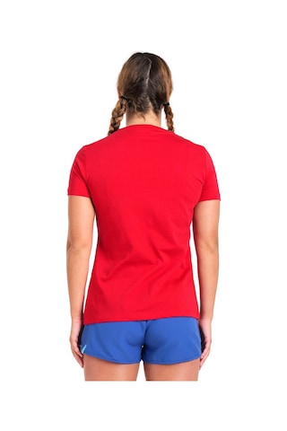 Arena Team Panel Kadın Kırmızı Günlük Stil T-shirt 004892400 Kırmızı