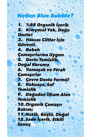 Blue Bubble Sıvı Çamaşır Deterjanı 4 L