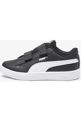Puma 39425303 Rıckıe Classıc V Ps Black Whıte Çocuk Sneaker Siyah