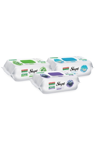 Sleepy Doğa Serisi Yüzey Temizlik Havlusu&Mendili Çam&Okyanus&Dağ Esintisi 3x100 (300 Yaprak)