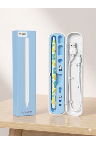 İpad Air 4. Nesil 2022 10.9 Uyumlu Rainbow Tablet Stylus Kalem Seti Yedek Uçlu