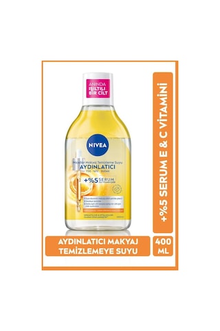 Nivea Aydınlatıcı Micellar Makyaj Temizleme Suyu 400 ML
