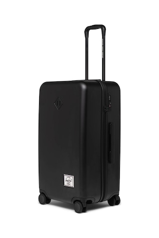 Herschel Heritage Hardshell El Bagajı - Orta Boy Tekerlekli Bavul - Darbelere Karşı Dayanıklı Kabin Valizi Siyah
