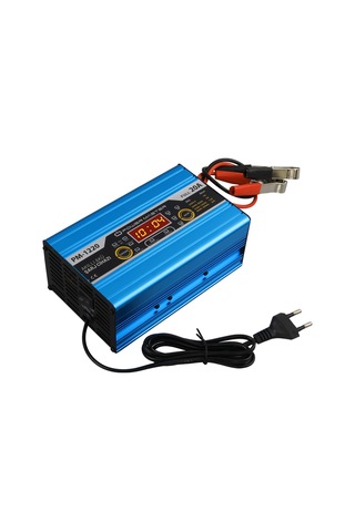 12 Volt Max 20 Amper Lcd Ekranlı Akü Şarj Cihazı