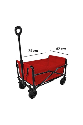 Kiwi Kfm-390 Katlanır Portatif Taşıma Aracı Kırmızı