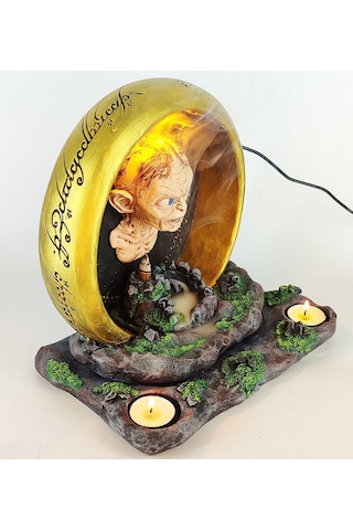 Güç Yüzüğü Gollum Geri Akış Tütsülük Ve Işıklı Mumluk