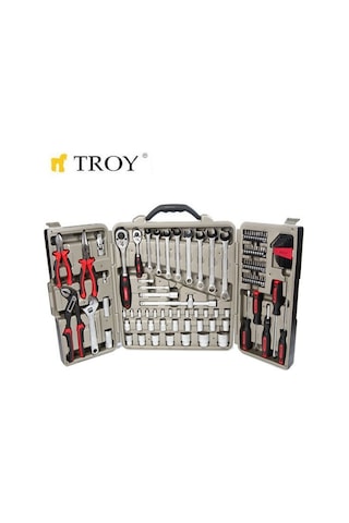 Troy 21910 Profesyonel Lokma - Anahtar - Alet Seti 110 Parça. Me