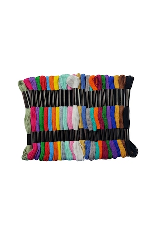 Muline Iplik Seti 24 Adet Çile 24 Renk Çeşidi