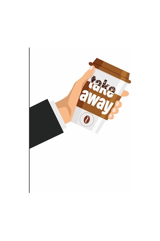 Take Away Çiftaraflı Işıksız Fener Tabela