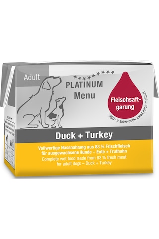 Platinum Ördekli Ve Hindili Yaş Köpek Maması 90gr