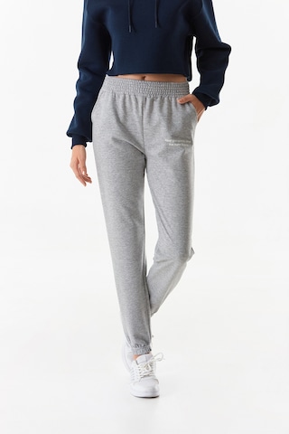 Fullamoda Yazı Baskılı Beli Lastikli Jogger Eşofman Altı 24mgb7767210133-gri Gri
