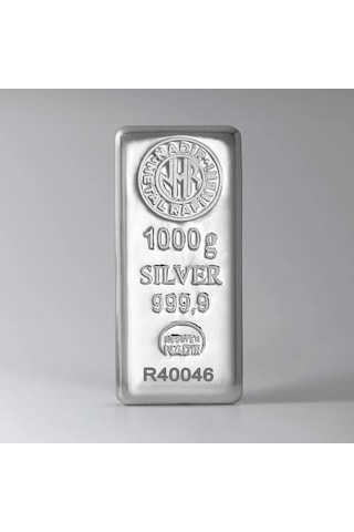 Nadir 1000 Gram Külçe Gümüş