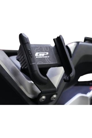 Gp Kompozit Pnv001 Honda Pcx 125 / 150 2025-2026 Uyumlu Telefon / Navigasyon Tutucu Siyah