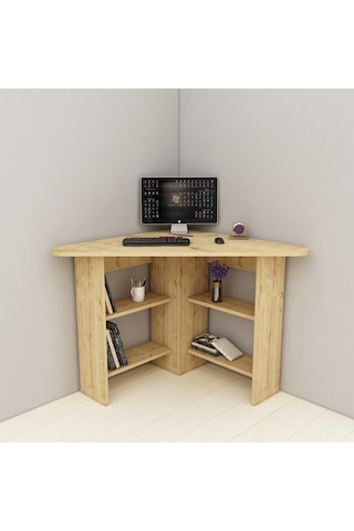 Arnetti Köşe Çalışma Masası Corner Ofis Masası Safirmeşe