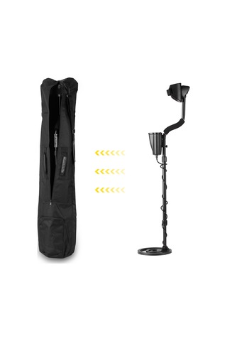 Fosenze "çift Taşımalı Büyük Kapasiteli Metal Dedektörü Çantası - Sağlam Ve Dayanıklı" Siyah