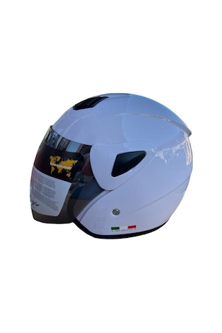 Sway SW 700 Yarım Motosiklet Kask Beyaz