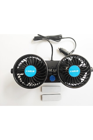 Replax 12 Volt Araç Içi Torpido Üstü Çift Fanlı Oto Vantilatör 36