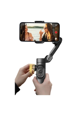 Flzdgnkr 3 Eksen Telefon Gimbal Stabilizer Video Sabitleyici Vlog Ve Çekim Aparatı Çok Renkli