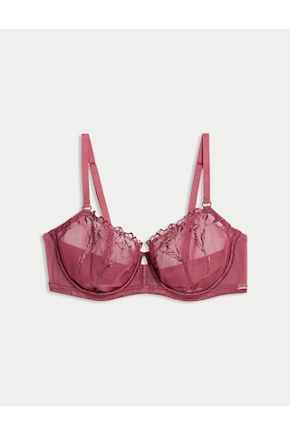 Marks & Spencer Nakışlı Sütyen T81006842D Pembe