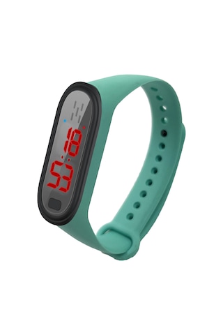 Yaozixa Usb Şarjlı Akıllı Bileklik - Ultrasonik Enkitleme, 0.1 C Hassas Sıcaklık Ölçümü, 3 Mod - Yeşil