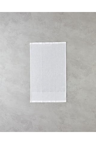 English Home Linear Pamuk Kurulama Bezi 30x50 Cm Beyaz - Gri Beyaz - Gri