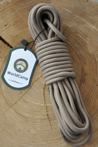 Worldcamp Parakort İp 10 Metre Kahverengi
