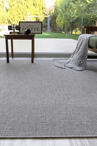 Milla Naturel Jüt Halı Örme Kilim Sisal Hasır Halı Mutfak Balkon Halısı
