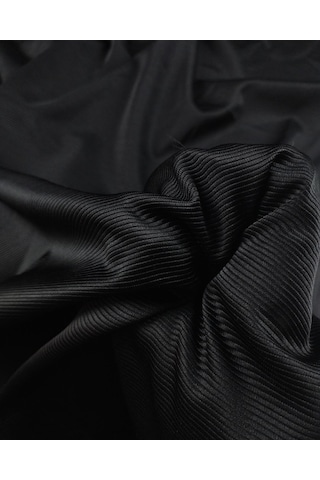 Siyah Renkte Tafta Benzeri Kumaş En: 140 Cm-10470 Siyah