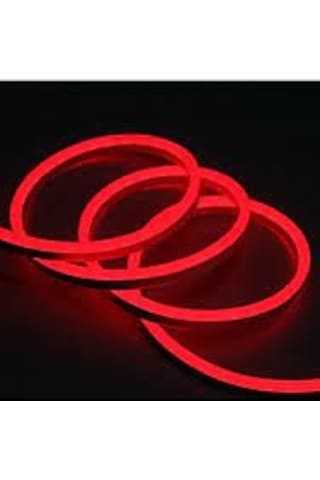 12 Volt 5 Metre Neon Led Şerit KIRMIZI