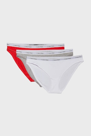 Calvin Klein Bayan Külot 000qd5207e W9f Kırmızı-beyaz-gri Kırmızı-beyaz-gri Çok Renkli