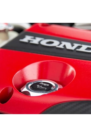 Forge Motorsport Motor Yağ Kapağı Gümüş-siyah