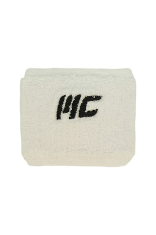 Musclecloth Training Havlu Bileklik 2'li Paket Beyaz Beyaz