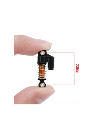 Honmex 1/24 Axial Scx24 Axı90081 Tüm Serilere Uygun Alüminyum Amortisörler Sarı, 4 Adet