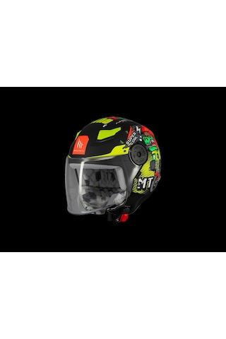 Kask Mt Çocuk Lıte Dino A1 Mat Siyah Siyah