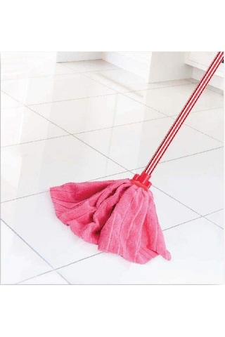 Wilma Secret Ultra Lüks Mikrofiber Mop Ucu Adet Pembe Renk 5 Adet Şeffaf